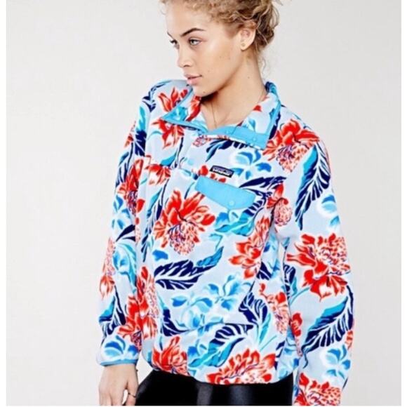 Patagonia Synchilla Snap-T Fleece Pullover Hawaiian Manoa Dusk Blue Small Rare - Picture 16 of 16